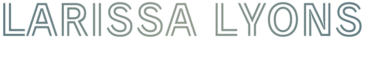 Larissa Lyons - Health Fitness Training -Silver & White Logo 2
